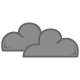 Cloudy skies